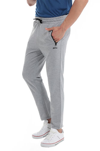 Slazenger PANT Men's Sweatpants Bottoms Gray - Thumbnail