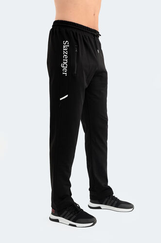 Slazenger PANTO Men's Sweatpants Black - Thumbnail