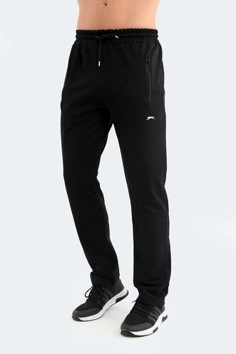 Slazenger PANTO Men's Sweatpants Black - Thumbnail