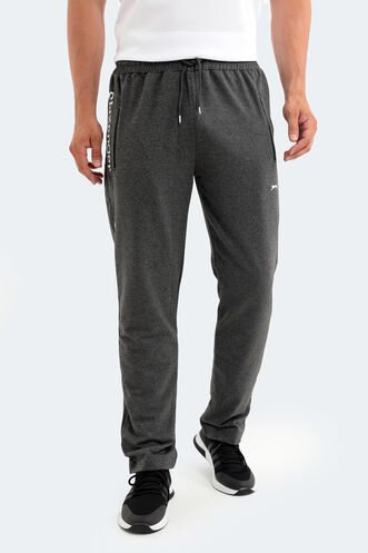 Slazenger PANTO Men's Sweatpants Bottoms Dark Grey - Thumbnail