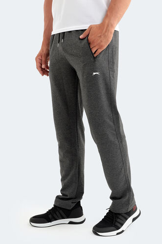 Slazenger PANTO Men's Sweatpants Bottoms Dark Grey - Thumbnail