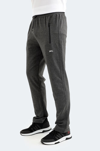 Slazenger PANTO Men's Sweatpants Bottoms Dark Grey - Thumbnail