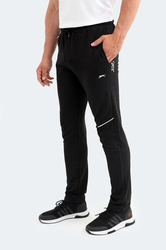 Slazenger PAPA Men's Sweatpants Bottoms Black - Thumbnail