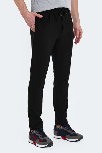 Slazenger PART Men's Sweatpants Bottoms Black - Thumbnail