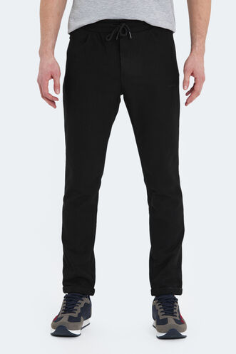 Slazenger PART Men's Sweatpants Bottoms Black - Thumbnail