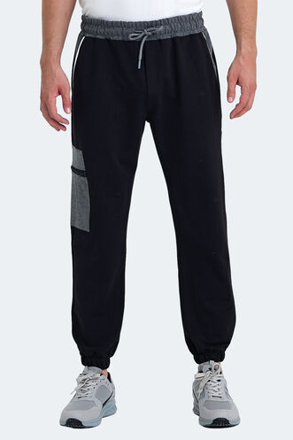 Slazenger PARTNER Men's Sweatpants Black - Thumbnail