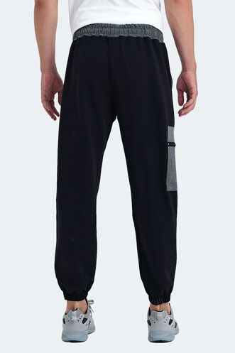 Slazenger PARTNER Men's Sweatpants Black - Thumbnail