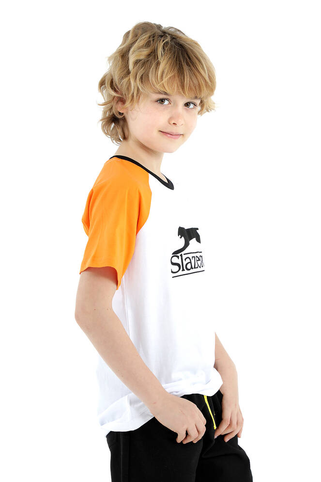 Slazenger PARVEEN Boy Short Sleeve T-Shirt White