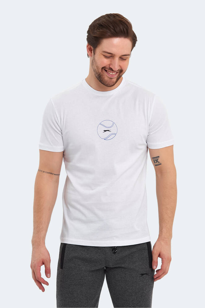 Slazenger PASSAGE Erkek T-Shirt Beyaz