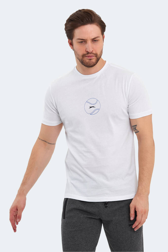 Slazenger PASSAGE Erkek T-Shirt Beyaz