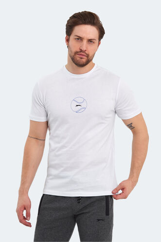 Slazenger PASSAGE Erkek T-Shirt Beyaz - Thumbnail