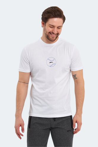 Slazenger PASSAGE Erkek T-Shirt Beyaz - Thumbnail