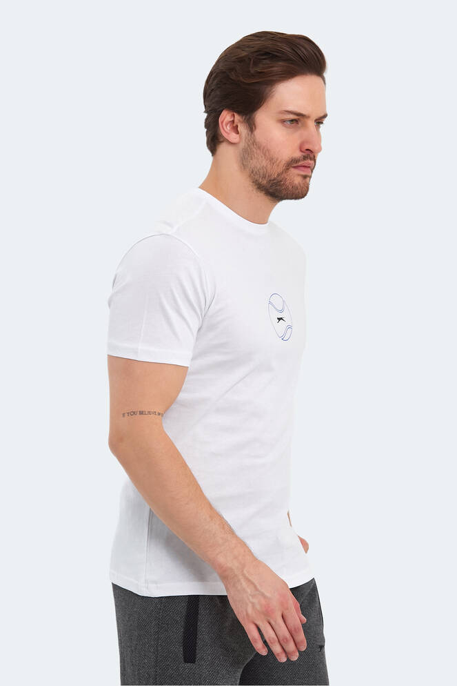 Slazenger PASSAGE Erkek T-Shirt Beyaz