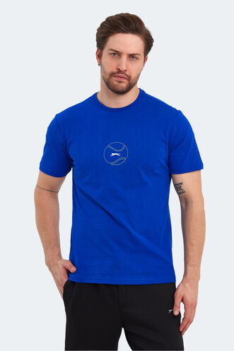 Slazenger PASSAGE Erkek T-Shirt Saks Mavi - Thumbnail