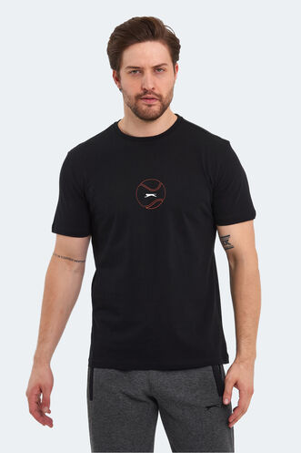 Slazenger PASSAGE Erkek T-Shirt Siyah - Thumbnail