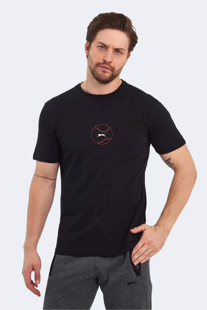 Slazenger PASSAGE Erkek T-Shirt Siyah