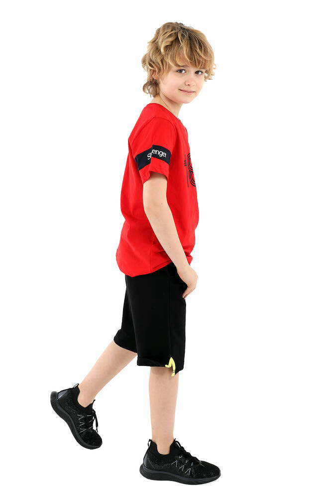 Slazenger PASSANG Boys Short Sleeve T-Shirt Red