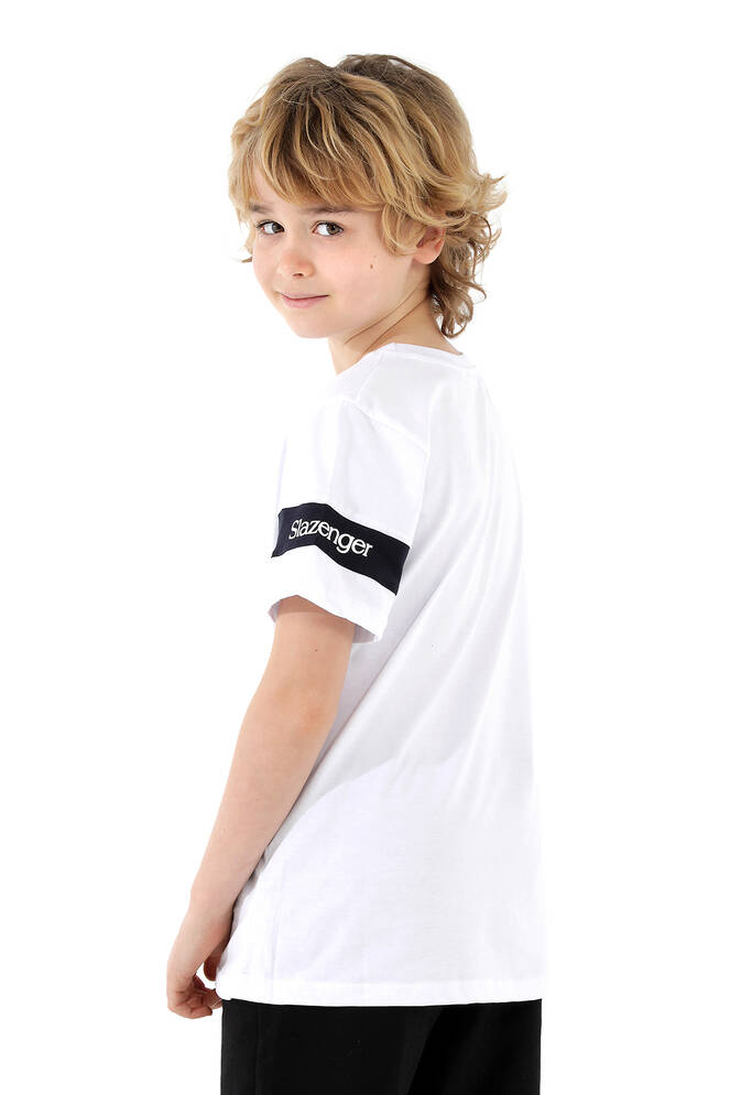 Slazenger PASSANG Boys Short Sleeve T-Shirt White