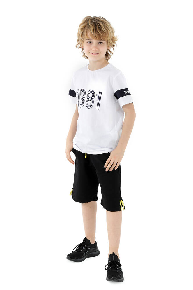 Slazenger PASSANG Boys Short Sleeve T-Shirt White