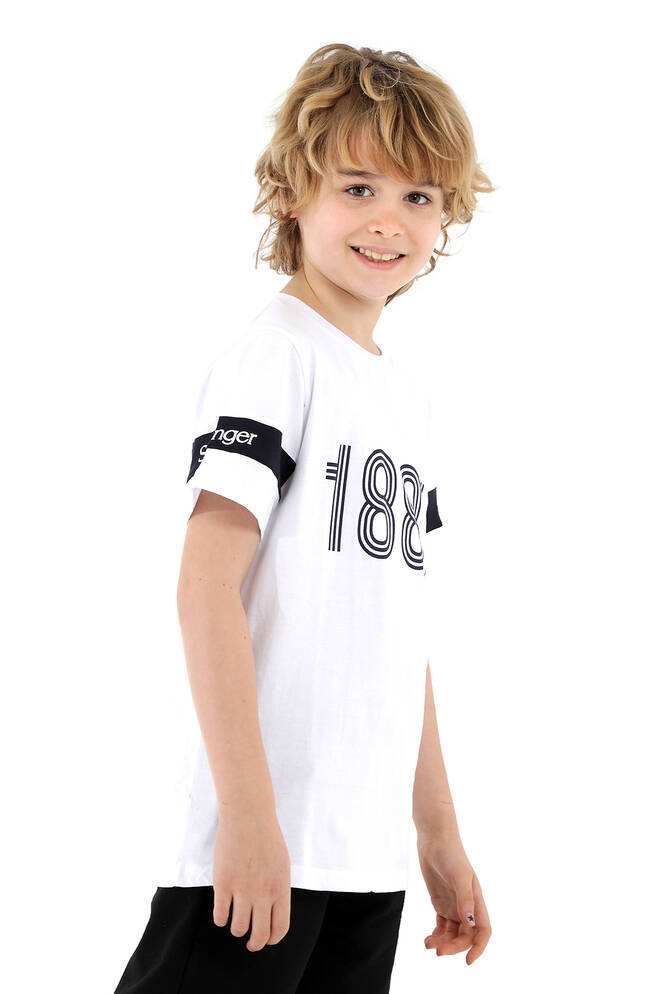 Slazenger PASSANG Boys Short Sleeve T-Shirt White