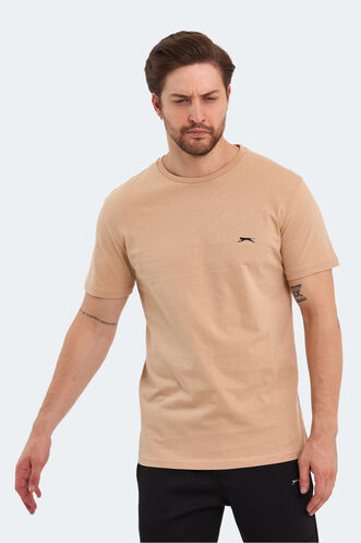 Slazenger PATKA Erkek T-Shirt Bej - Thumbnail