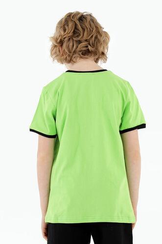 Slazenger PATRICIA Boys Short Sleeve T-Shirt Green - Thumbnail