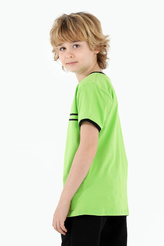 Slazenger PATRICIA Boys Short Sleeve T-Shirt Green - Thumbnail