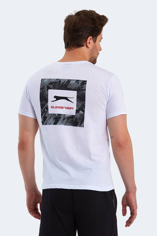 Slazenger PATSY Erkek Kısa Kollu T-Shirt Beyaz