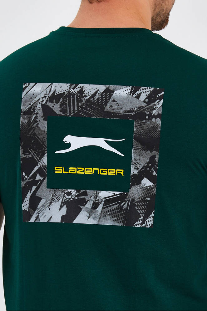 Slazenger PATSY Erkek Kısa Kollu T-Shirt Koyu Yeşil