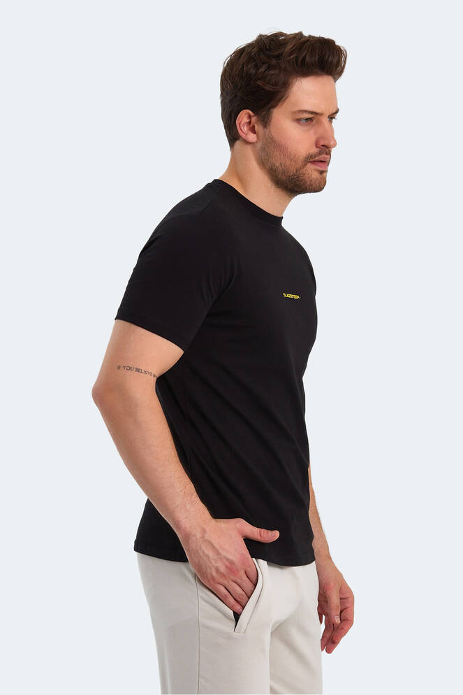 Slazenger PATSY Erkek Kısa Kollu T-Shirt Siyah