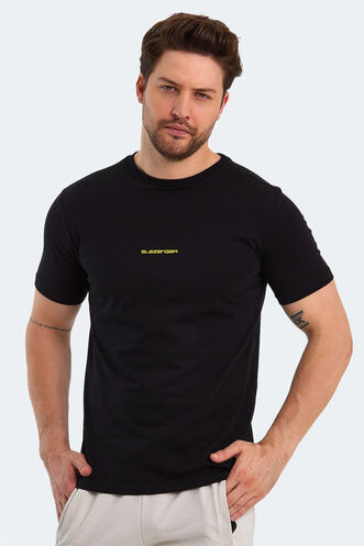 Slazenger PATSY Men's Short Sleeve T-Shirt Black - Thumbnail