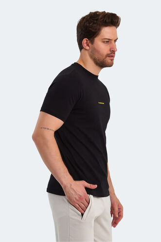 Slazenger PATSY Men's Short Sleeve T-Shirt Black - Thumbnail