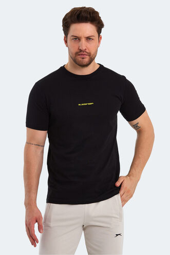 Slazenger PATSY Men's Short Sleeve T-Shirt Black - Thumbnail