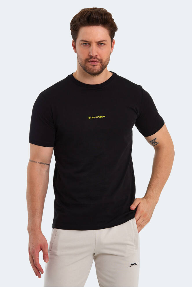 Slazenger PATSY Men's Short Sleeve T-Shirt Black