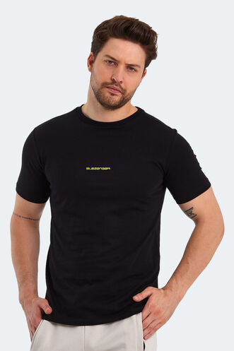 Slazenger PATSY Men's Short Sleeve T-Shirt Black - Thumbnail