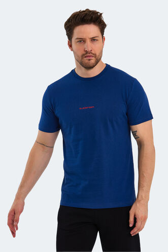 Slazenger PATSY Men's Short Sleeve T-Shirt Indigo - Thumbnail