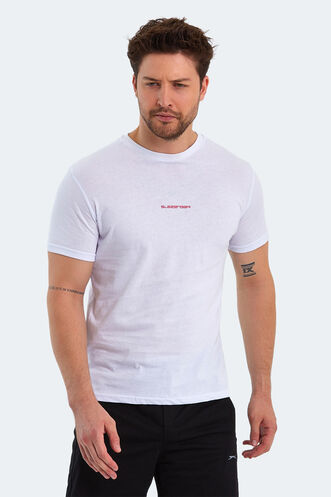 Slazenger PATSY Men's Short Sleeve T-Shirt White - Thumbnail