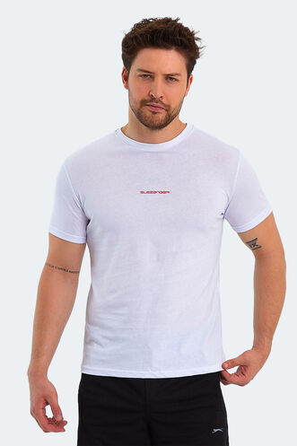 Slazenger PATSY Men's Short Sleeve T-Shirt White - Thumbnail