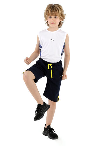 Slazenger PATTON Boys' Shorts Navy - Thumbnail