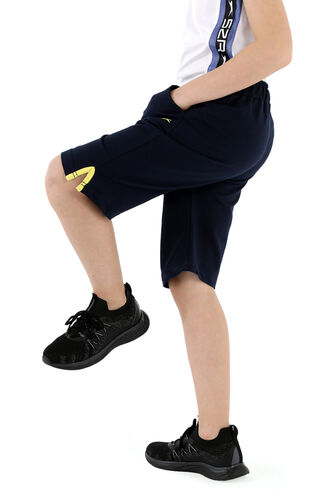 Slazenger PATTON Boys' Shorts Navy - Thumbnail