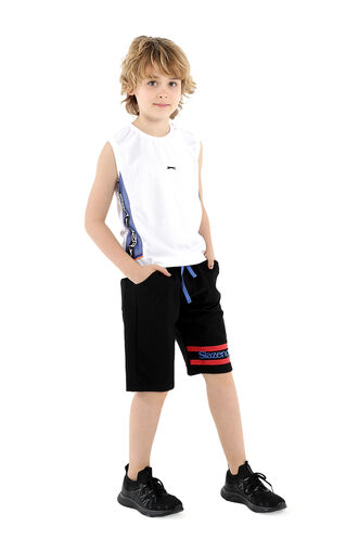 Slazenger PAULIEN Boys' Shorts Black - Thumbnail