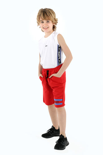 Slazenger PAULIEN Boy's Shorts Red - Thumbnail