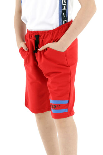 Slazenger PAULIEN Boy's Shorts Red - Thumbnail