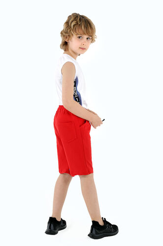 Slazenger PAULIEN Boy's Shorts Red - Thumbnail