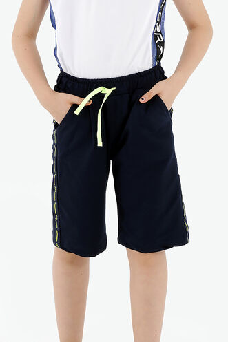 Slazenger PAVEL Boy's Shorts Navy Blue - Thumbnail