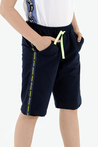 Slazenger PAVEL Boy's Shorts Navy Blue - Thumbnail