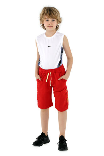 Slazenger PAVEL Boy's Shorts Red - Thumbnail