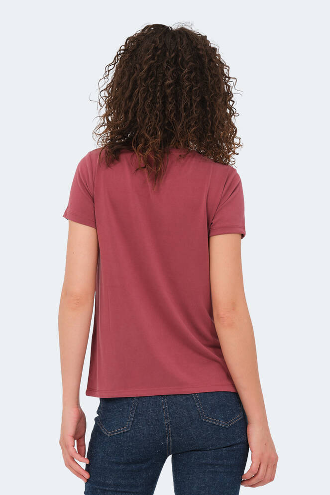 Slazenger PAYTONS Kadın T-Shirt Bordo