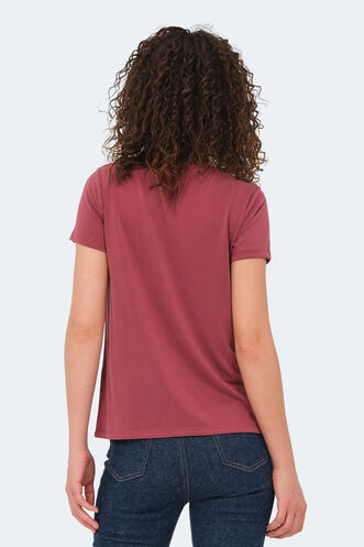 Slazenger PAYTONS Women's T-Shirt Burgundy - Thumbnail