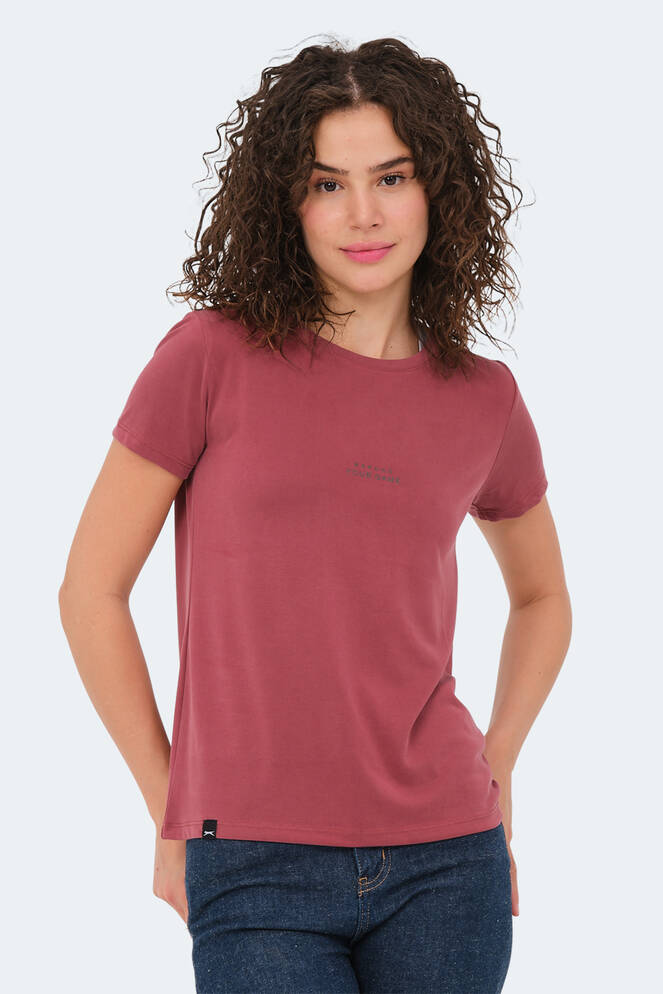 Slazenger PAYTONS Women's T-Shirt Burgundy